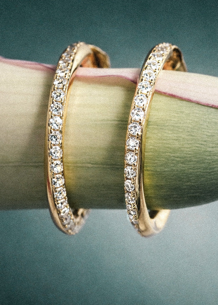 orbit kreolen 18k vergoldet 925 sterlingsilber mobijou