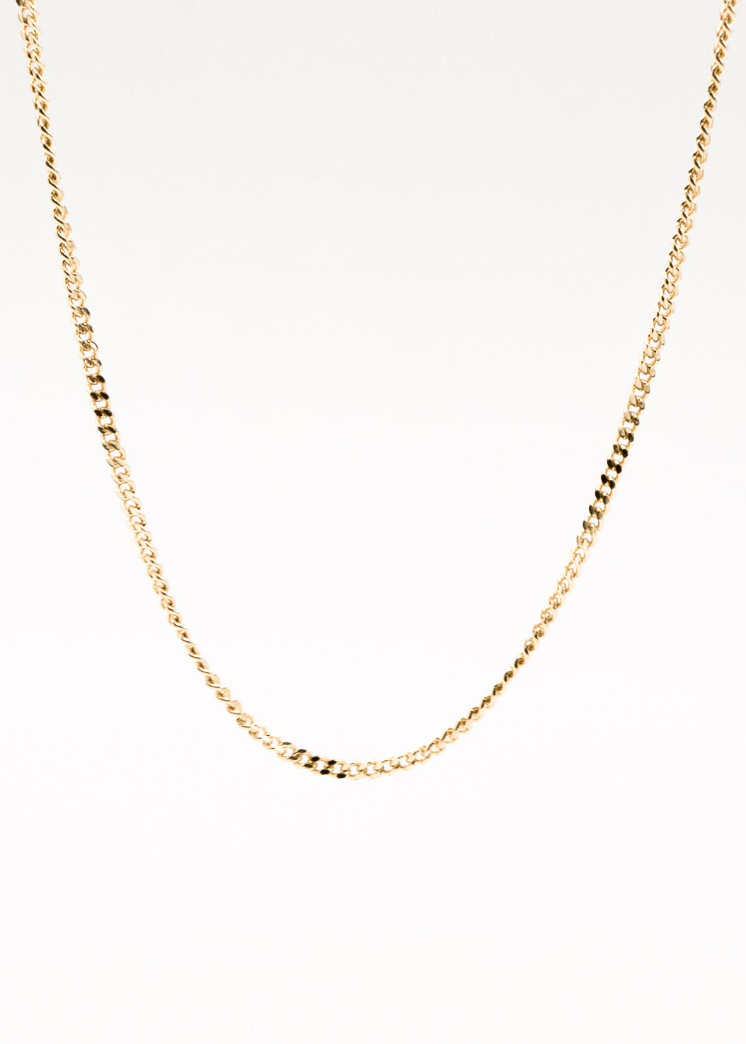 Feine Cuban Chain Gliederkette aus 18 karat vergoldung und 925 sterlingsilber der marke mobijou für Anhänger